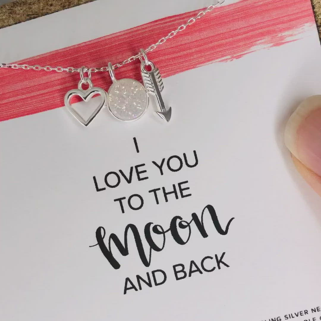I love you to the Moon & Back Necklace – Freckle Face Jewellery
